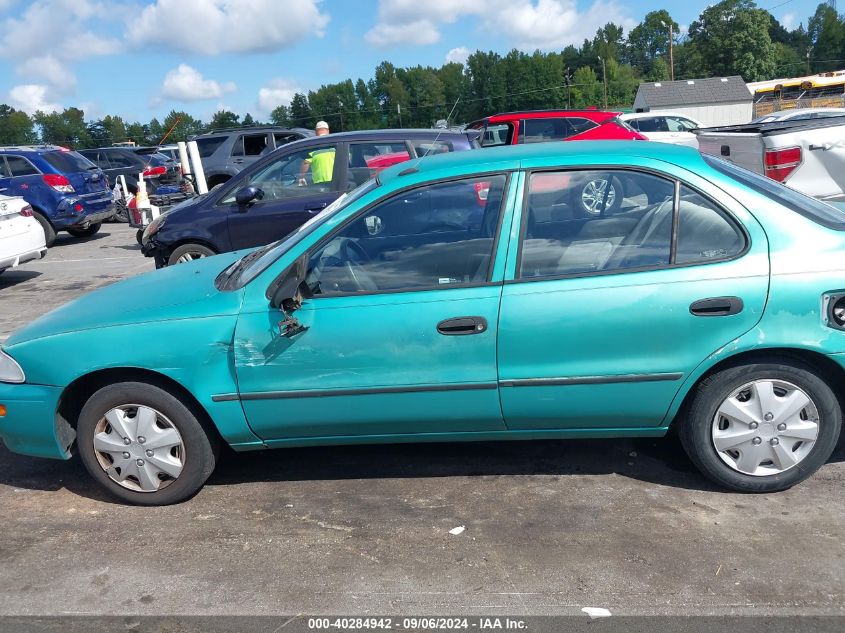 1Y1SK5363RZ000997 1994 Geo Prizm Lsi