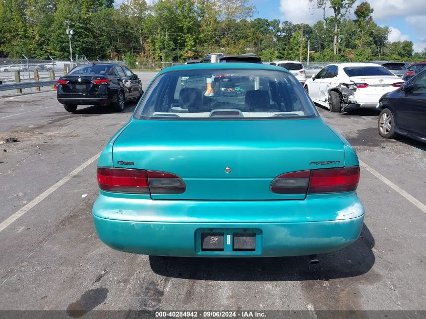 1994 Geo Prizm Lsi VIN: 1Y1SK5363RZ000997 Lot: 40284942