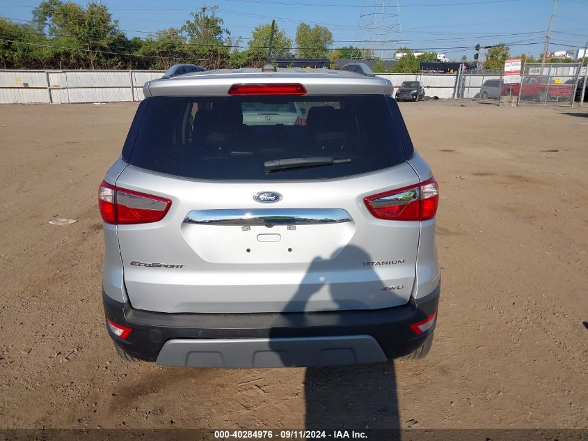 2019 Ford Ecosport Titanium VIN: MAJ6S3KL6KC251531 Lot: 40284976