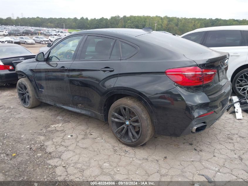 2018 BMW X6 xDrive50I VIN: 5UXKU6C55J0W38994 Lot: 40284986