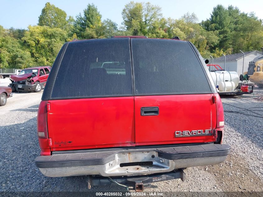 1999 Chevrolet Tahoe Ls VIN: 1GNEK13R0XJ531906 Lot: 40285032