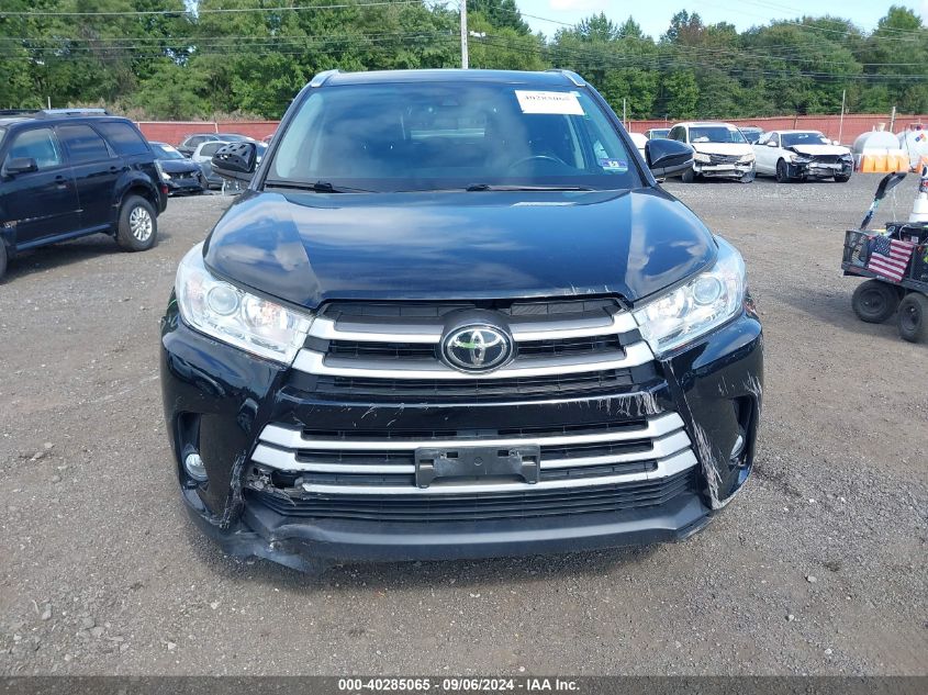 5TDJZRFH0KS594553 2019 Toyota Highlander Xle