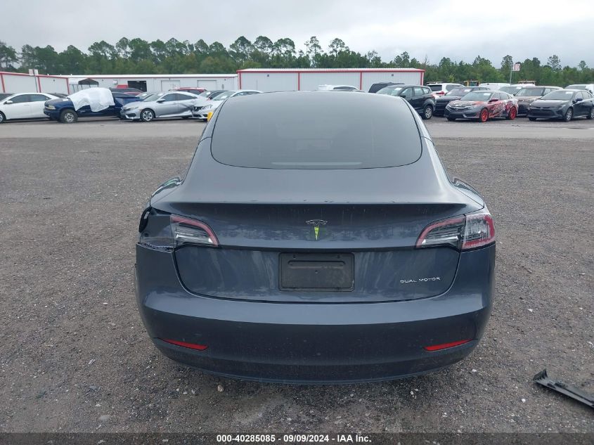 2022 Tesla Model 3 Long Range Dual Motor All-Wheel Drive VIN: 5YJ3E1EB7NF247510 Lot: 40285085