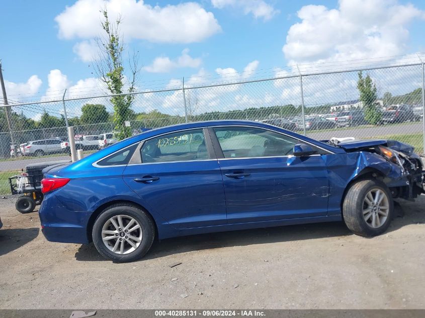 2015 Hyundai Sonata Se VIN: 5NPE24AF9FH027445 Lot: 40285131