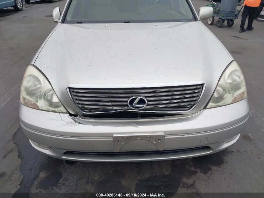 2002 Lexus Ls 430 VIN: JTHBN30F020081129 Lot: 40285145