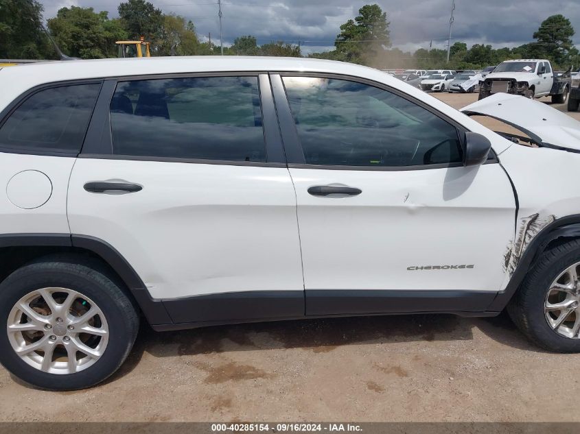 2015 Jeep Cherokee Sport VIN: 1C4PJLABXFW535971 Lot: 40285154