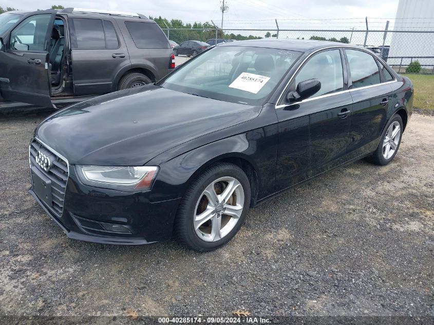 VIN WAUAFAFL5DN027615 2013 AUDI A4 no.2