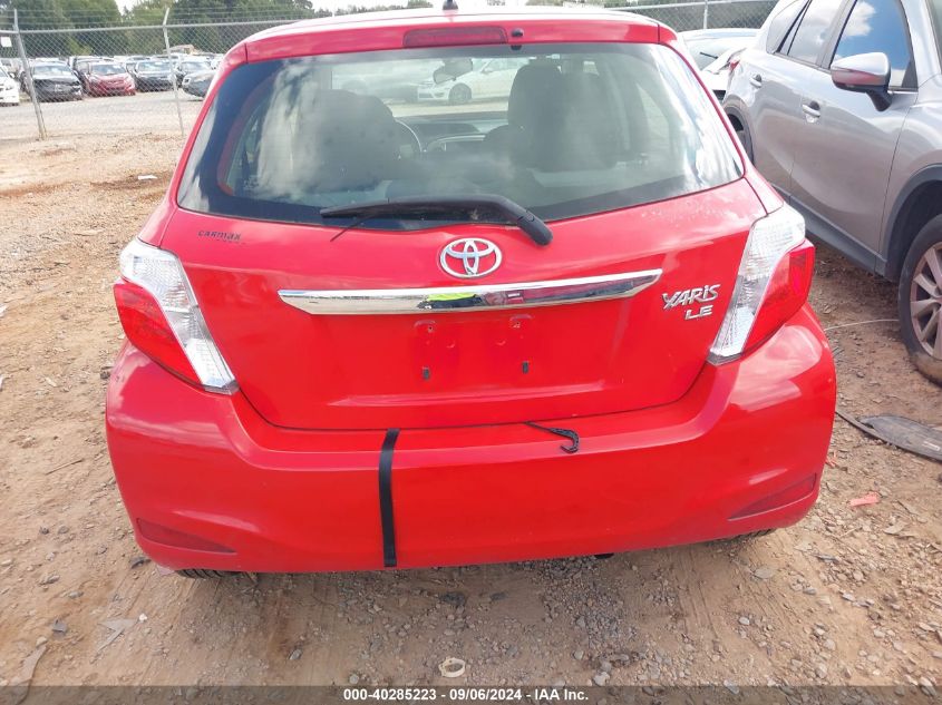 2013 Toyota Yaris Le VIN: JTDKTUD3XDD566211 Lot: 40285223