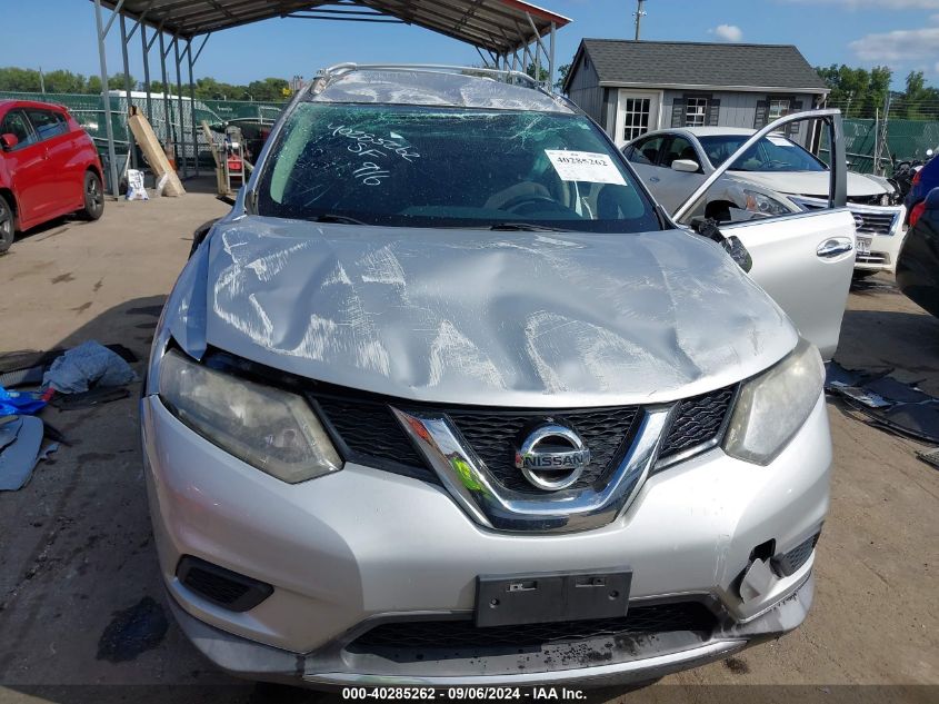 2016 Nissan Rogue Sv VIN: KNMAT2MT2GP669268 Lot: 40285262