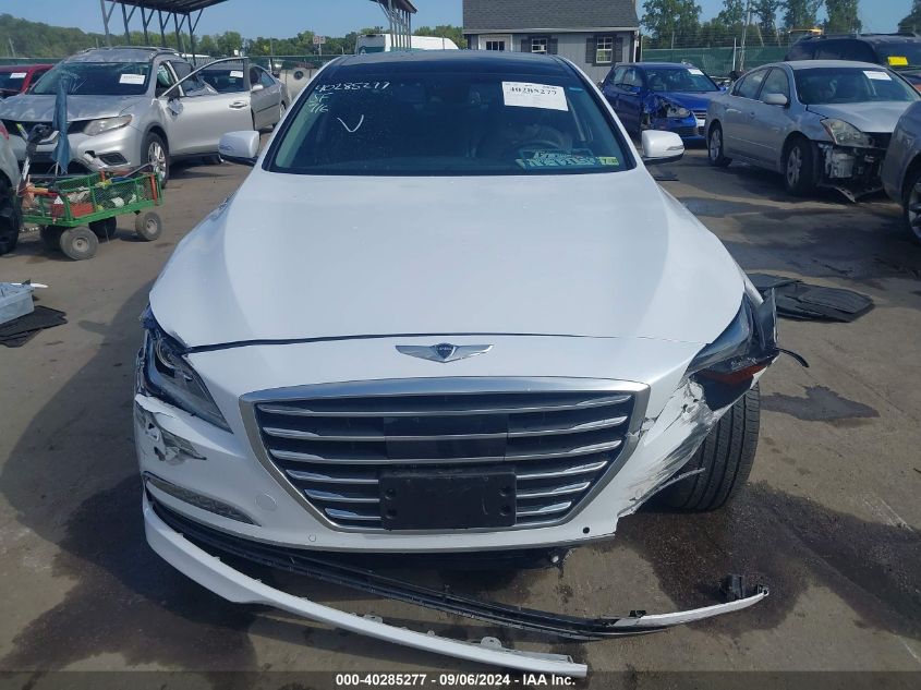 2016 Hyundai Genesis 3.8 VIN: KMHGN4JE2GU116932 Lot: 40285277