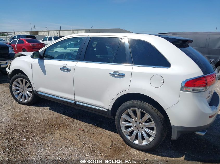 2011 Lincoln Mkx VIN: 2LMDJ6JK6BBJ33557 Lot: 40285314