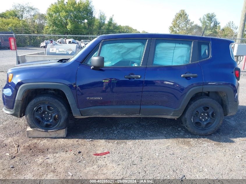 2019 Jeep Renegade Sport 4X4 VIN: ZACNJBAB0KPK03155 Lot: 40285321