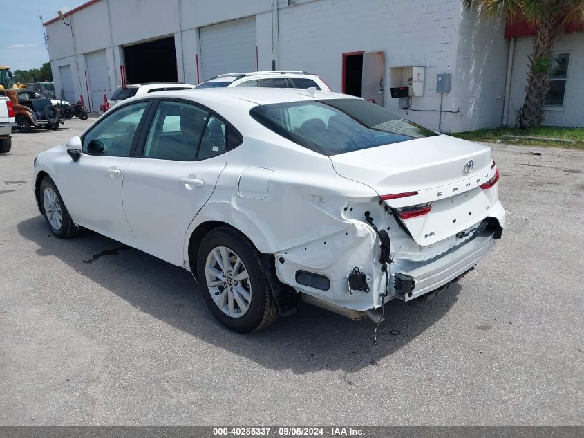 VIN 4T1DAACK1SU024624 2025 Toyota Camry, LE no.3