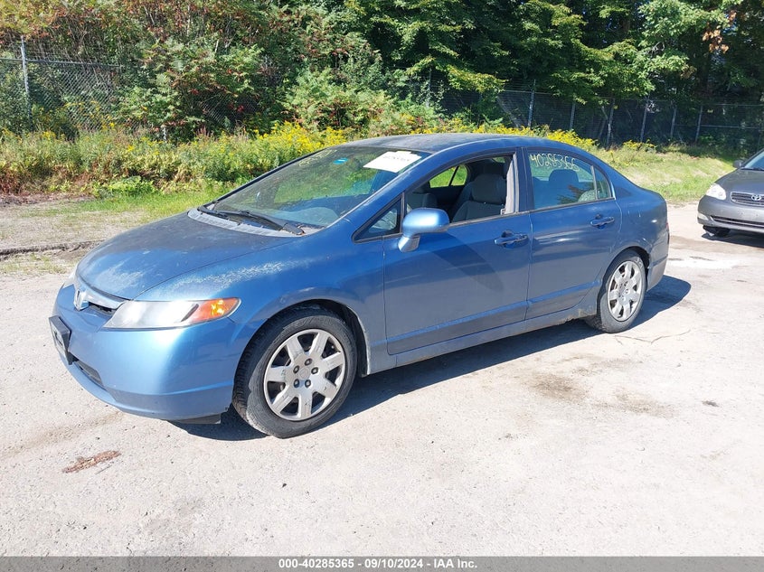 2007 HONDA CIVIC VIN: 2HGFA16537H501701