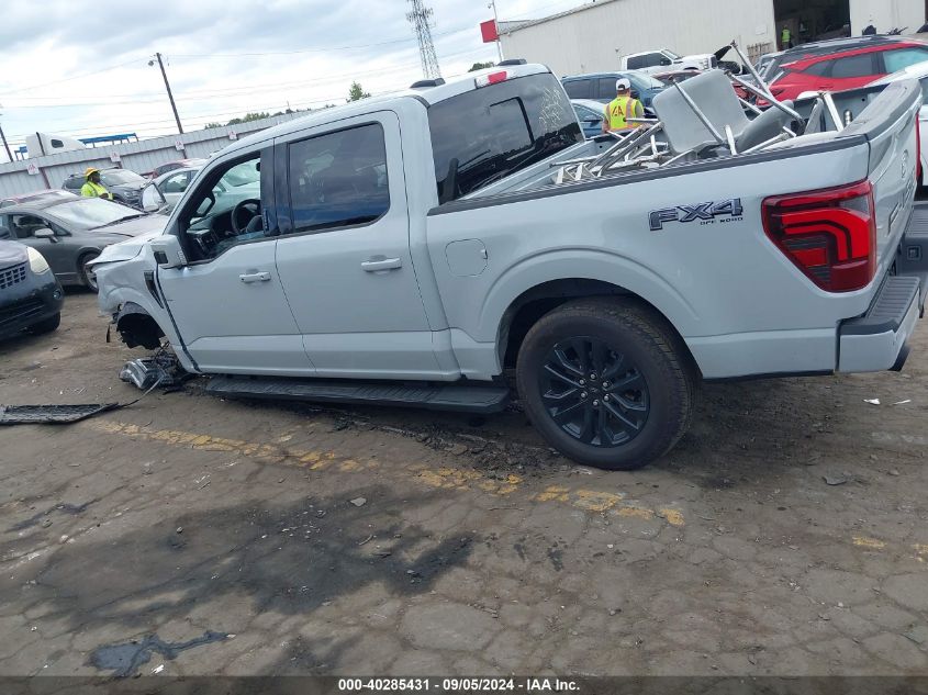 2024 Ford F-150 Lariat VIN: 1FTFW5L82RFA60718 Lot: 40285431