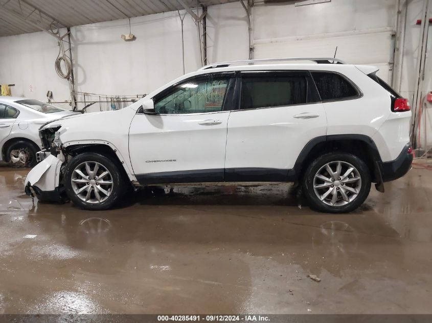 2018 Jeep Cherokee Limited VIN: 1C4PJMDX5JD586117 Lot: 40285491