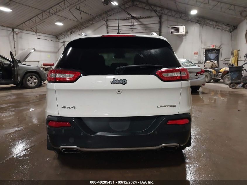 2018 Jeep Cherokee Limited VIN: 1C4PJMDX5JD586117 Lot: 40285491