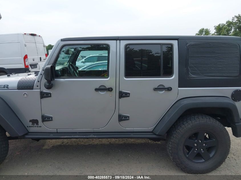 2016 Jeep Wrangler Unlimited Black Bear VIN: 1C4BJWDG3GL148877 Lot: 40285573