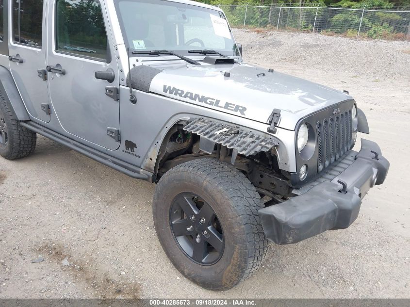 2016 Jeep Wrangler Unlimited Black Bear VIN: 1C4BJWDG3GL148877 Lot: 40285573