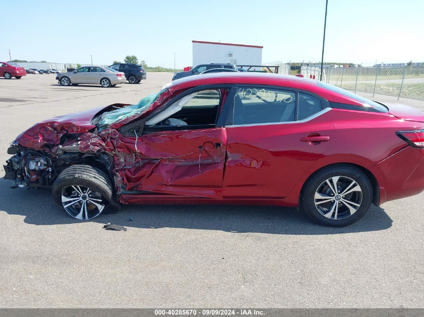 2020 Nissan Sentra Sv Xtronic Cvt VIN: 3N1AB8CV5LY310940 Lot: 40285670