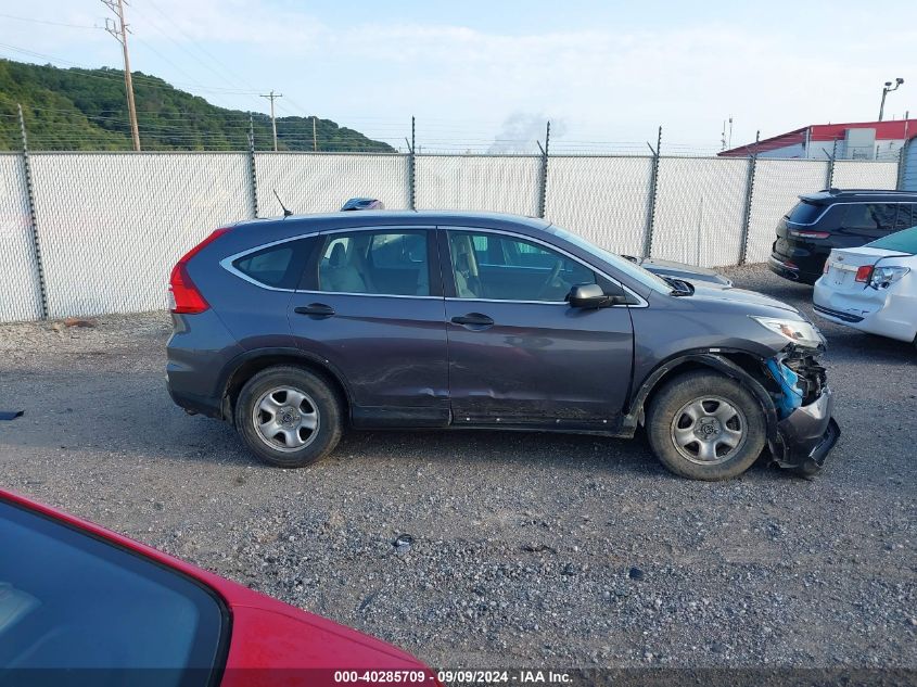 2015 Honda Cr-V Lx VIN: 5J6RM4H34FL063203 Lot: 40285709