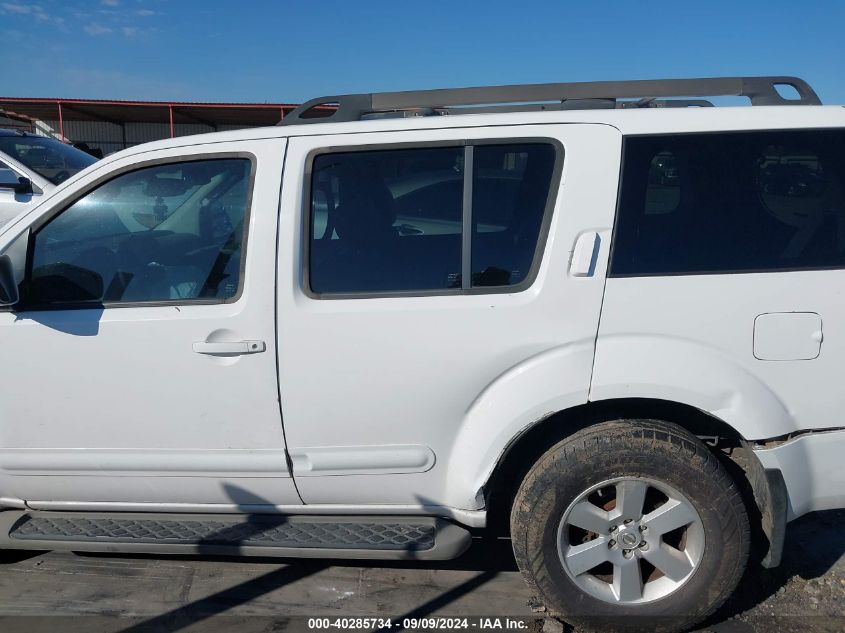 2008 Nissan Pathfinder Se VIN: 5N1AR18U28C610723 Lot: 40285734