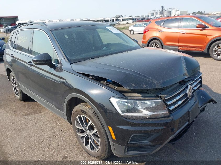 2019 Volkswagen Tiguan Se/Sel/Sel R-Line Jet-Bla VIN: 3VV2B7AX6KM181016 Lot: 40285767