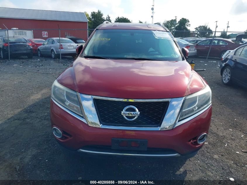 2015 Nissan Pathfinder S/Sv/Sl/Platinum VIN: 5N1AR2MM2FC690615 Lot: 40285858