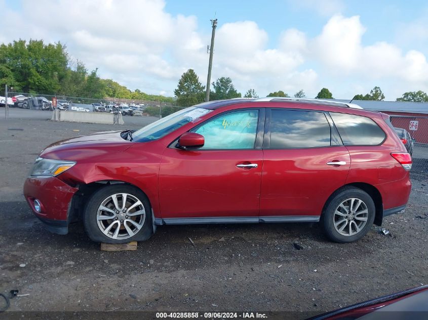 2015 Nissan Pathfinder S/Sv/Sl/Platinum VIN: 5N1AR2MM2FC690615 Lot: 40285858