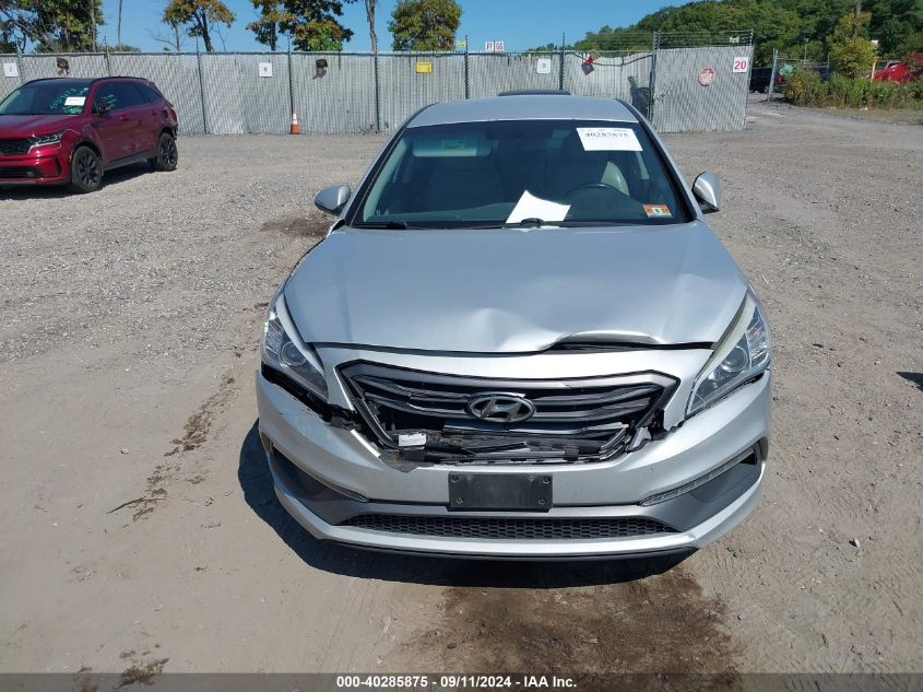 2015 Hyundai Sonata Sport VIN: 5NPE34AF6FH058083 Lot: 40285875