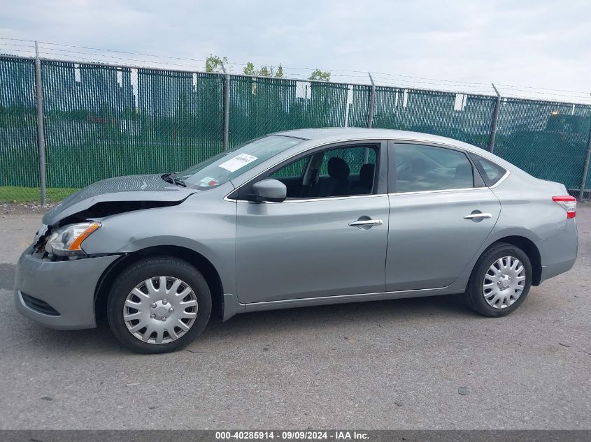 2014 Nissan Sentra Sv VIN: 3N1AB7AP0EY305162 Lot: 40285914