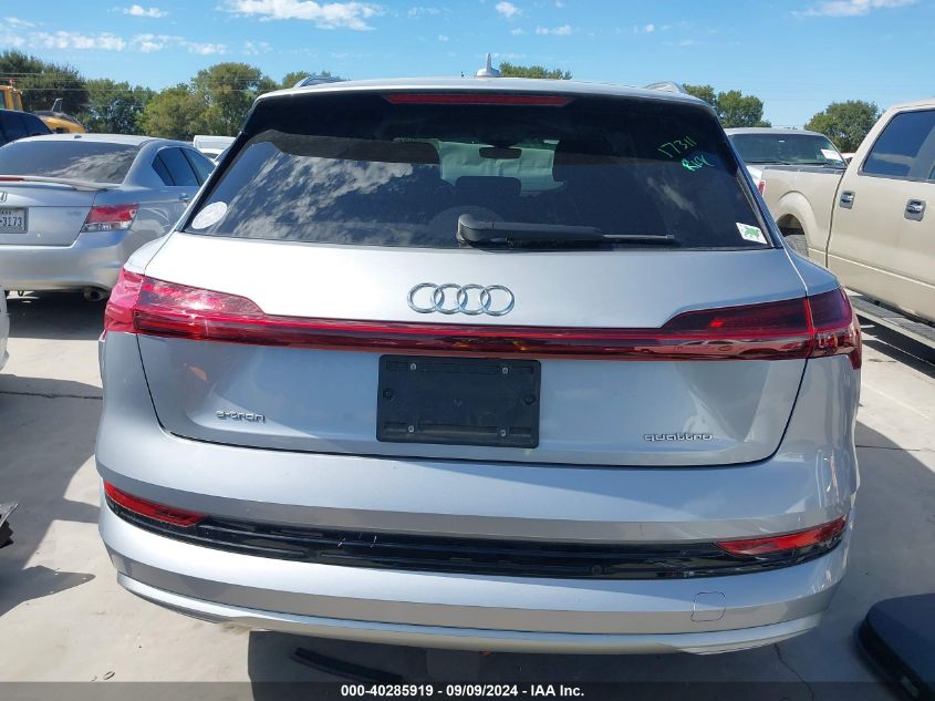 2022 Audi E-Tron Premium Plus Quattro VIN: WA1LAAGE9NB025759 Lot: 40285919