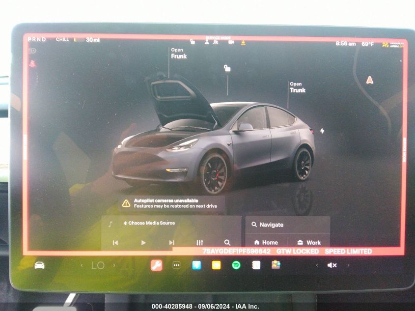 2023 TESLA MODEL Y - 7SAYGDEF1PF596642