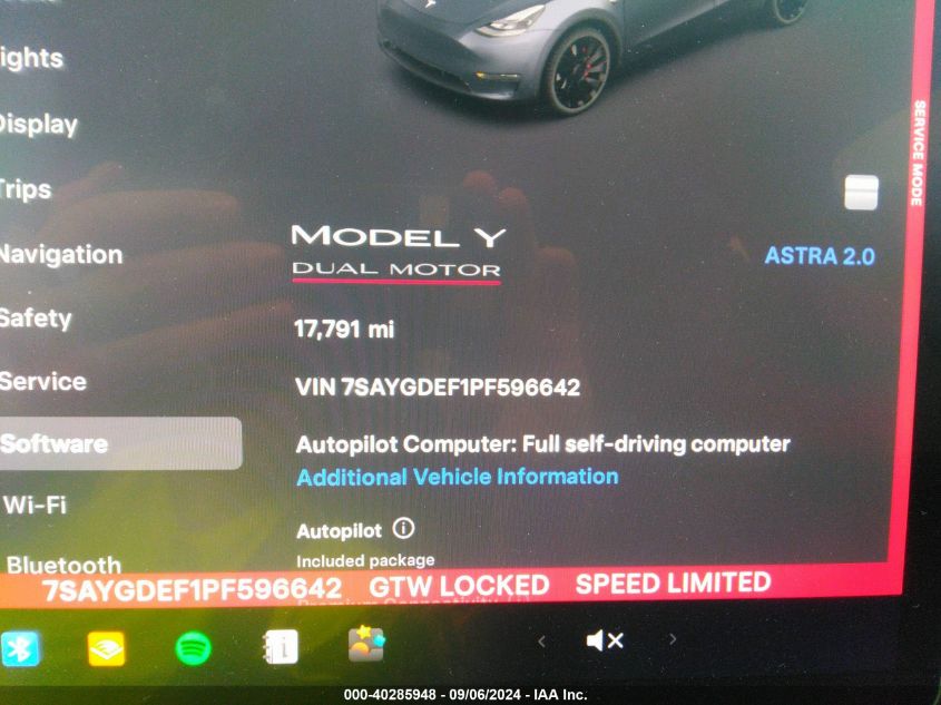 2023 TESLA MODEL Y - 7SAYGDEF1PF596642