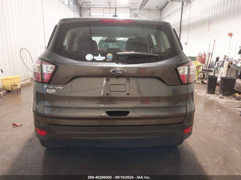 2017 Ford Escape S VIN: 1FMCU0F78HUE48038 Lot: 40286000