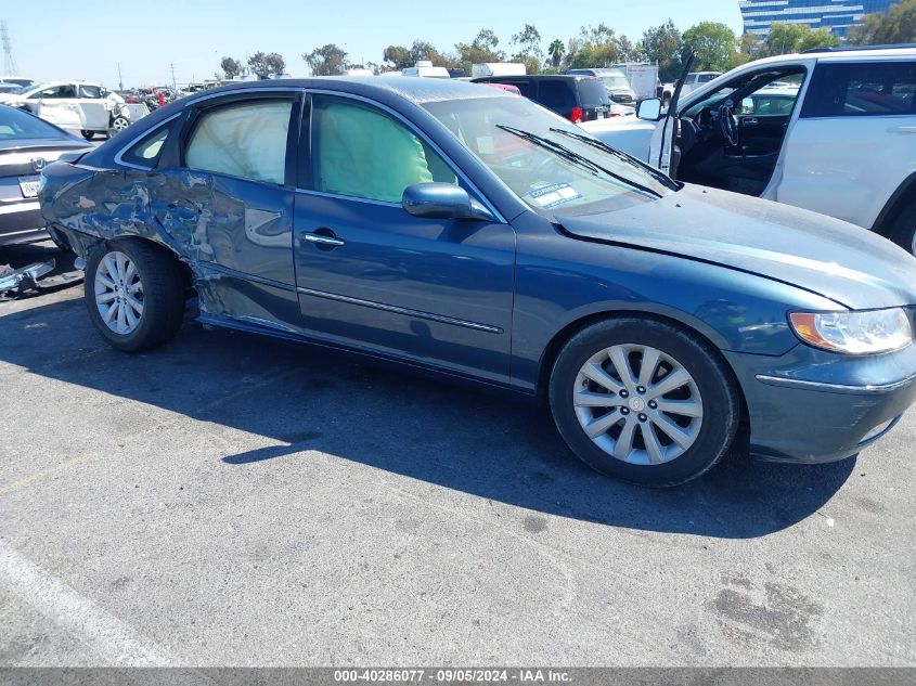 2009 Hyundai Azera Gls VIN: KMHFC46DX9A357854 Lot: 40286077