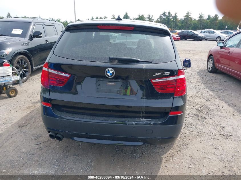 2013 BMW X3 xDrive28I VIN: 5UXWX9C56D0A19175 Lot: 40286094