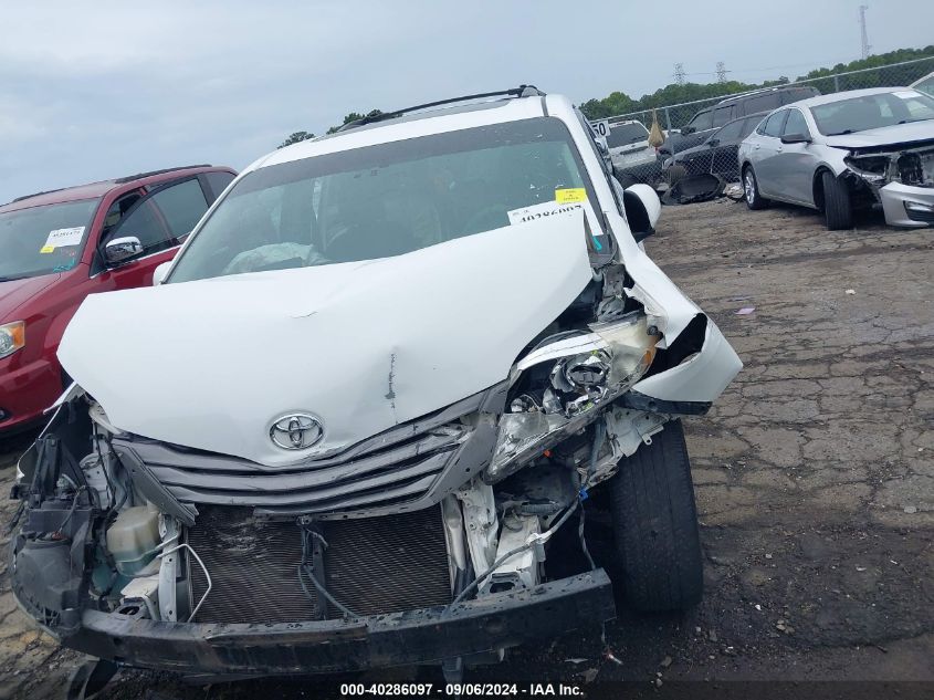 2012 Toyota Sienna Xle V6 8 Passenger VIN: 5TDYK3DC4CS191457 Lot: 40286097