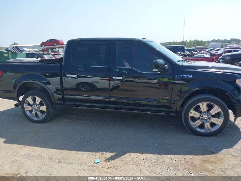 2017 FORD F-150 LIMITED - 1FTEW1EG6HFC20445