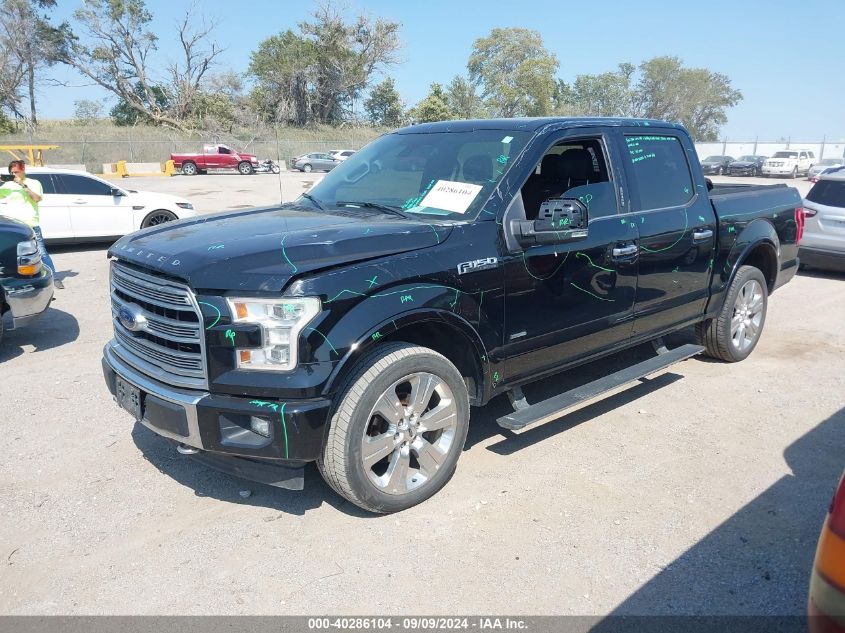 2017 FORD F-150 LIMITED - 1FTEW1EG6HFC20445