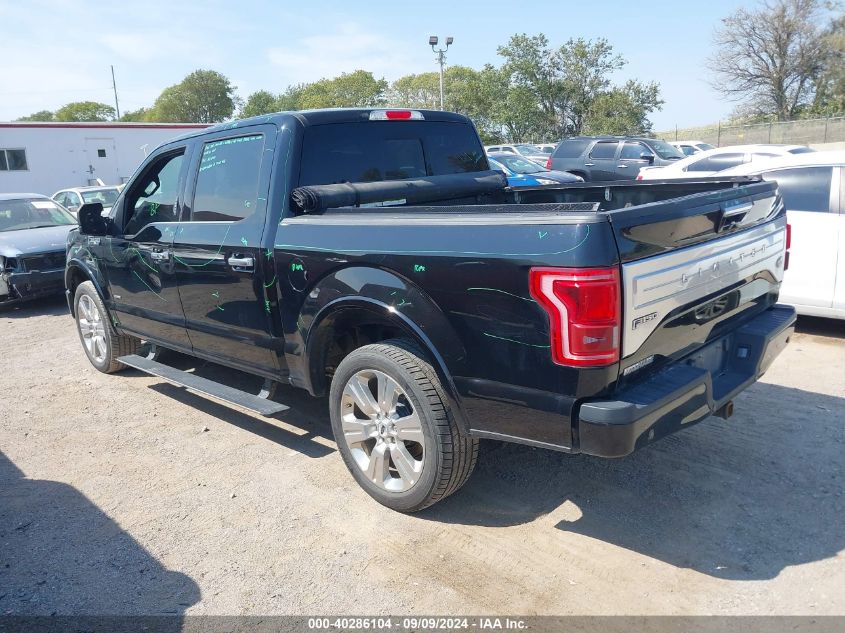 2017 FORD F-150 LIMITED - 1FTEW1EG6HFC20445