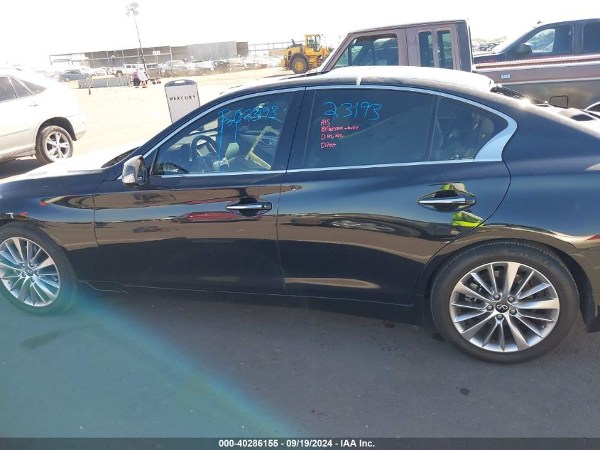 2023 Infiniti Q50 Luxe VIN: JN1EV7BP1PM511300 Lot: 40286155