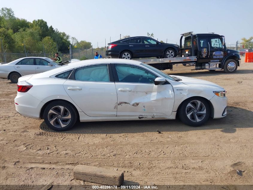 2019 Honda Insight Lx VIN: 19XZE4F10KE016645 Lot: 40286178