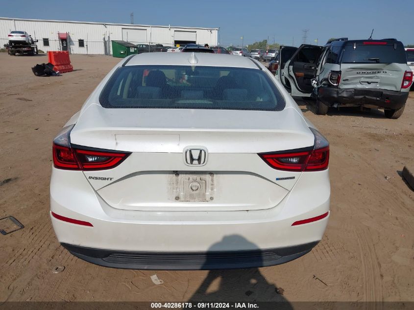 19XZE4F10KE016645 2019 Honda Insight Lx