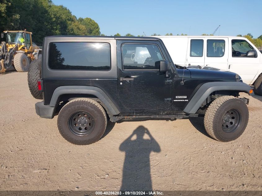 2015 Jeep Wrangler Sport VIN: 1C4AJWAG8FL722744 Lot: 40286203