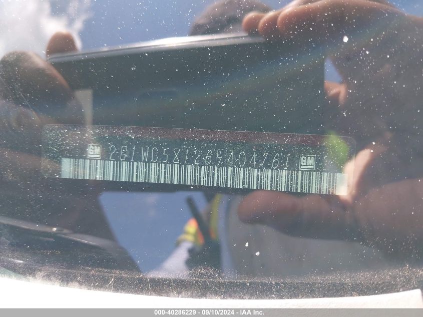 2006 Chevrolet Impala Lt VIN: 2G1WC581269404761 Lot: 40286229