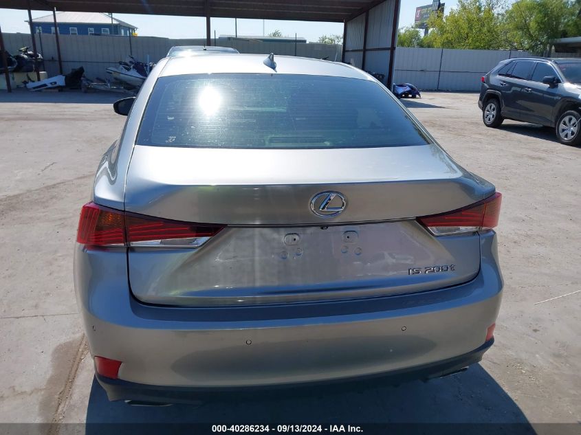 2017 Lexus Is 200T VIN: JTHBA1D25H5041034 Lot: 40286234