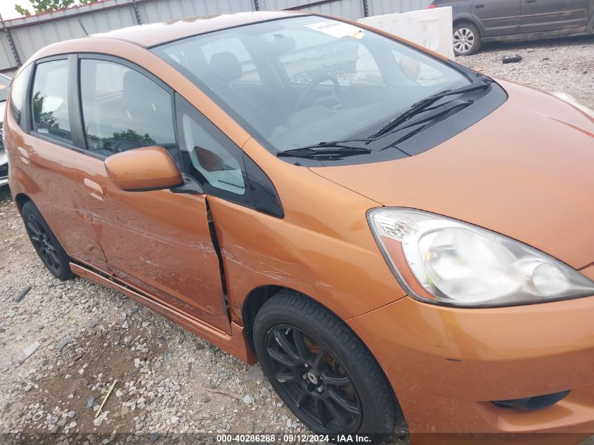 2010 Honda Fit Sport VIN: JHMGE8H46AS007836 Lot: 40286288