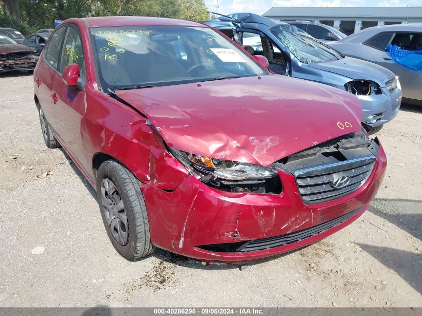 2010 Hyundai Elantra Gls VIN: KMHDU4AD6AU114010 Lot: 40286295