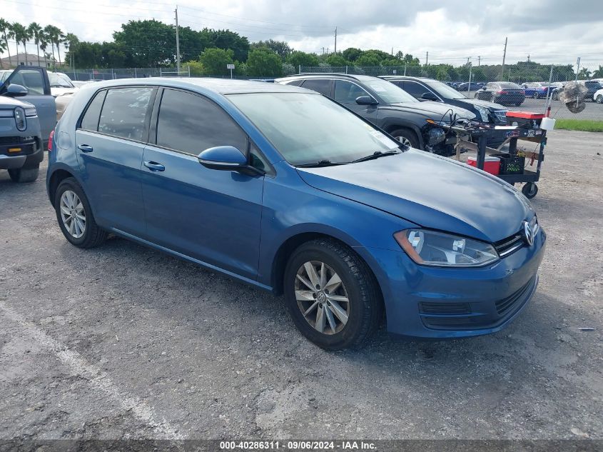 3VW217AU2GM053951 2016 VOLKSWAGEN GOLF - Image 1